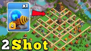 2 Shot Hard Capital Peak is Very Easy For This Army in Clan Capital