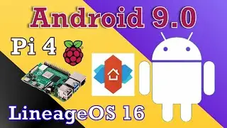 Android 9 without Overclock Nova launcher Raspberry Pi 4. Lineage OS 16.0