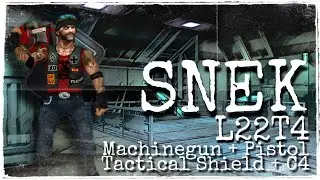 Tacticool - Snek + Machinegun + Pistol + Tactical Shield + C4