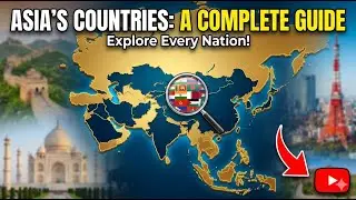 World Map : Asia Political Map | Learn All 48 Country of ASIA | Shubham Maps