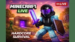 Late Night Minecraft 🌙 LIVE | Chill Survival, Building & Cozy Vibes (Portrait)
