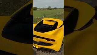 Ferrari 296 GTS! 🫨 Insane startup sound #exhaust #shorts #ferrari #supercars #asmr #cars