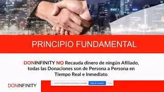 DONINFINITY, sistema de donaciones infinitas, plataforma de Econom&iacute;a Colaborativa