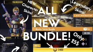 *NEW* MYSTIC TERROR BUNDLE! AK-47 - Wrath Black & Gold / Outrider - Mystic Call of Duty Mobile