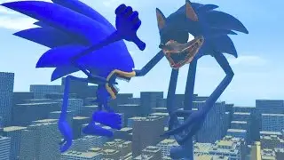NEW SONIC.EYX INNYUME SMILEY'S VS ALL SHIN SONIC TAPES FAMILY in Garry's Mod !
