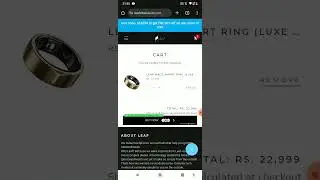 Leaf (Leafstudios) coupon, Rs 16099/- office on leaf studios halo smart rings
