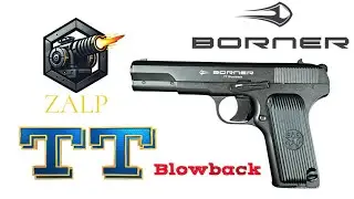 Пневматический пистолет Borner TT Blowback