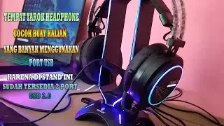 UNBOXING | Rexus Headset Stand Bungee J3 RGB with USB Hub #POPAPOUNBOXING