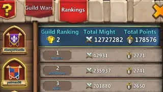 250000 Might Account Consumed to 45000 Might SAD Castle Clash