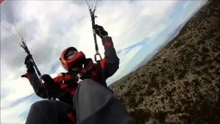 Paragliding at Chabre in France