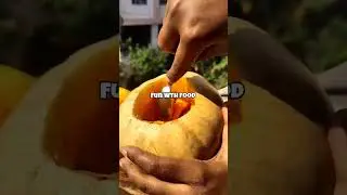 Carving Halloween Pumpkin By Indian🎃😱🪦🕷️☠️#shorts #halloween #pumpkin #carving #india #youtubeshorts