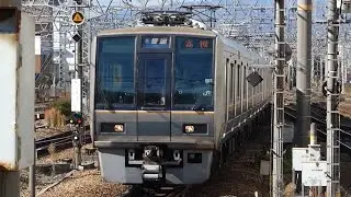 JR西日本　207系 T10編成+S61編成　東海道本線 尼崎駅