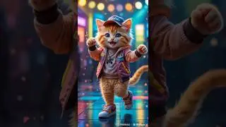 A Kitty dancing #cat