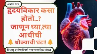 हृदयविकार कसा होतो..? Why heart attack Happen..? 3D Animation | Arogya Mitra pharmacist