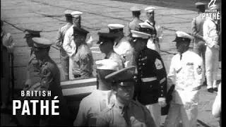 Remains Of Admiral Sherman Return To America (1951)