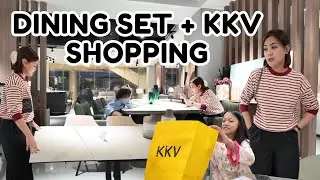 PAPALITAN NA NAMING ANG DINING TABLE + TARA SA KKV SHOPPING & HAUL | AustriaFamilyVlogs