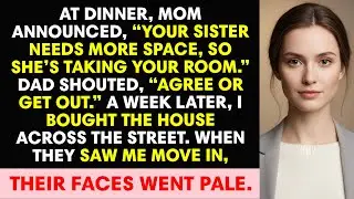 At Dinner, Mom Announced, &ldquo;Your Sister Needs More Space, So She&rsquo;s Taking Your Room.&rdquo; Dad Shouted,...