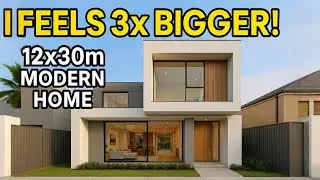 Inside a 12x30m Modern Home That Feels 3x Bigger &ndash; Brilliant Small Lot Design