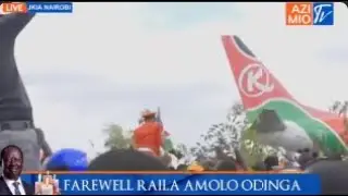 🔥🔥Crowds BREACH SECURITY AT JKIA Airport as Raila Odinga Remains arrive/ FENCES BROKEN THROUGH