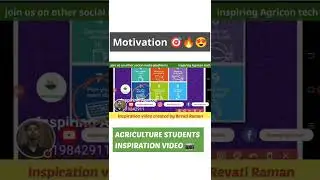 Agriculture students / Icar Aspirants motivation video 🔥🎯 #shorts