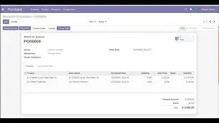 How to Convert Purchase Order to Task | Odoo Apps Features #Purchase #Order #Task #odoo16 #apps