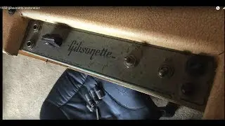 1959 Gibson gibsonette GA-8 guitar tube amplifier repair and restoration
