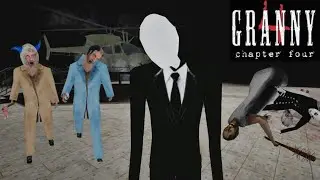 How to get Slenderman Secret Appearance in Granny 4 New Helicopter Escape