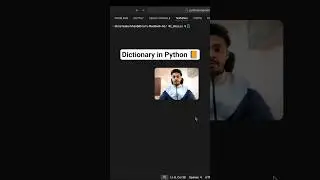 Python Dictionary Explained in Hindi | #shorts #python