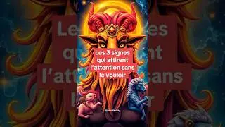 Les 3 signes du zodiaque qui attirent le plus l&rsquo;attention selon l&rsquo;astrologie. #astrologie #zodiaque