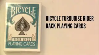 Deck Review - Bicycle Rider Back Playing Cards (Turquoise)
