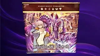 Cardfight vanguard knights of rebirth booster box opening