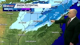 Big snow up north, big cold rushing south: Alabama's weather forecast is cold and wet this week