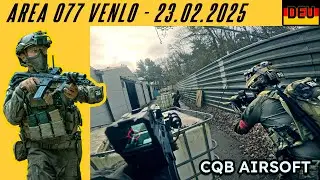 Schnelle Action und massig Hits | CQB Airsoft Area 077 Venlo | 23.02.2025 [4K/50p]