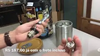 Chopeira a Gelo com barril e gás CO2 imbutido