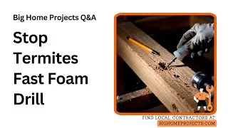 Foam Injection Termiticide Drill Treat Guide