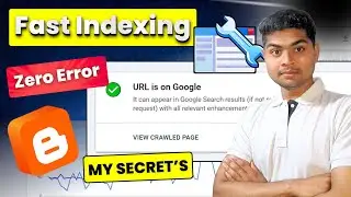 How to Index Blog Post Fast in google search console | Instant blogger post indexing 🔥