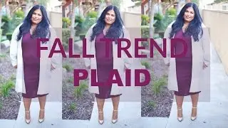 FALL OUTFITS| PLAID| PLUS SIZE FASHION|GLAMBYRUNA