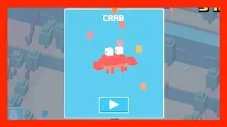 Unlock ☆ Crab ☆ Crossy Road - A New Mystery Character! Move Side to Side with any Character