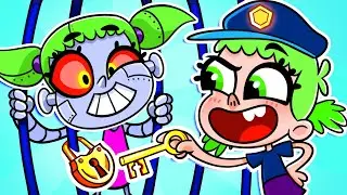 Police Girl Stories👮🏻‍♀️Part 2 Lili Save The Day! 😉Kids Songs