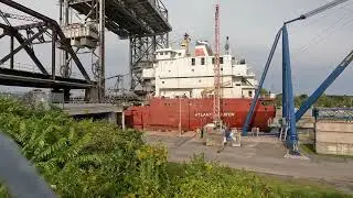 bateau passe sous le pont Victoria
