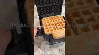 KRUPS Belgian Waffle Maker | 4-Slice Stainless Steel Breakfast Essential #amazonfinds #amzonmustbuy