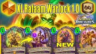 XL Rafaam Warlock Deck 1.0 Is The Best To Have Super Fun At Across the Timeways | Hearthstone