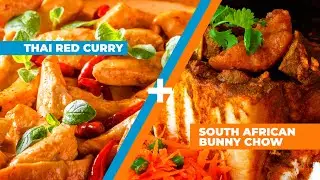 MIXPLATE: RED CURRY BUNNY CHOW