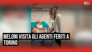 Meloni agli agenti feriti a Torino: 