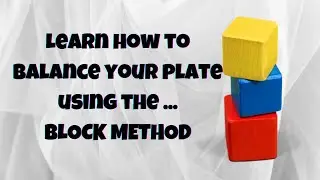 Zone Diet Blocks EXPLAINED/ Part 1