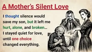 Learn English With Story 🔥 A Mother’s Silent Love | Level 3 English Listening & Speaking Practice