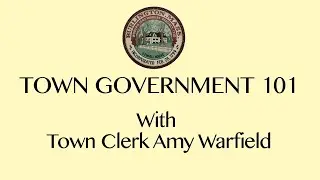 Town Government 101: The Planning Board