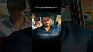 Salman khan heartfelt gesture to a taxi driver emotional scene❤️&zwj;🩹🥹 #movie