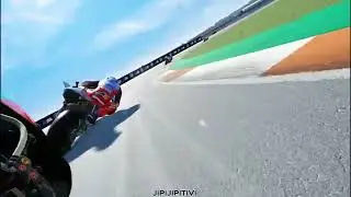 Luca Marini Repsol Honda onboard Vs Marc Marquez start finish P1 Valencia MotoGP 2024 - MotoGP 24