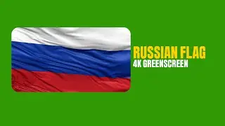 Russian Flag Greenscreen Elements || Download free greenscreen 4K Videos